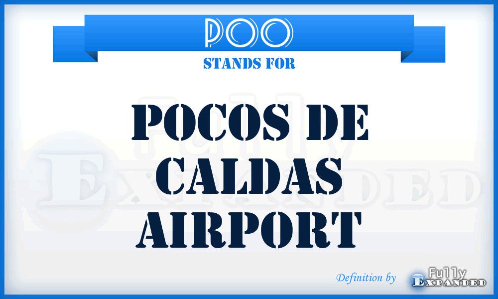 POO - Pocos De Caldas airport