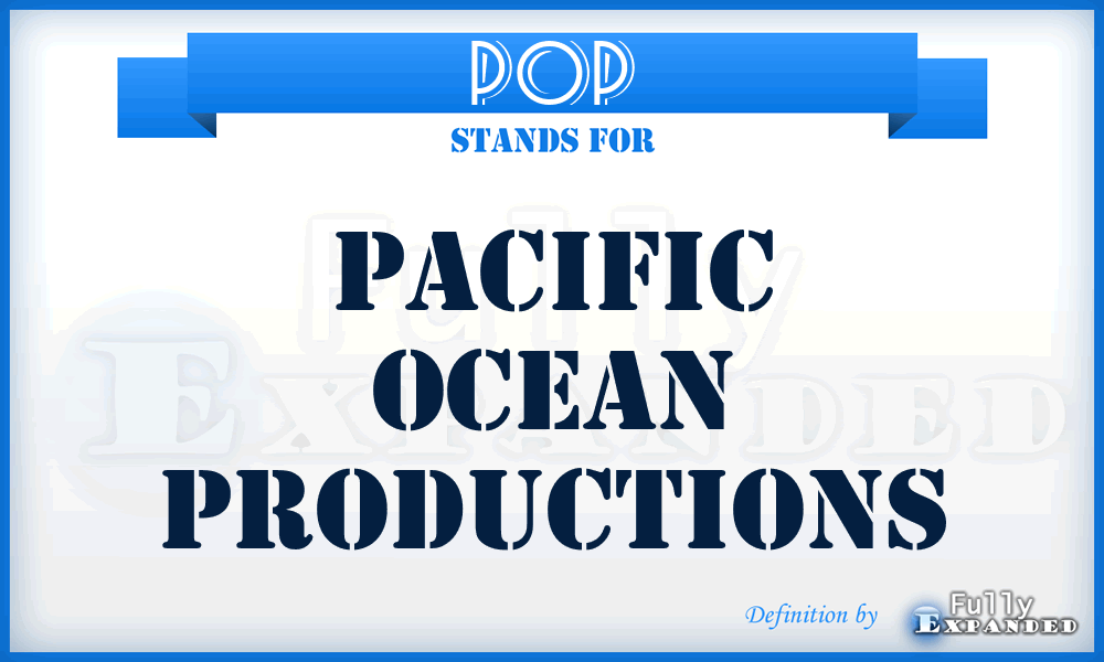 POP - Pacific Ocean Productions