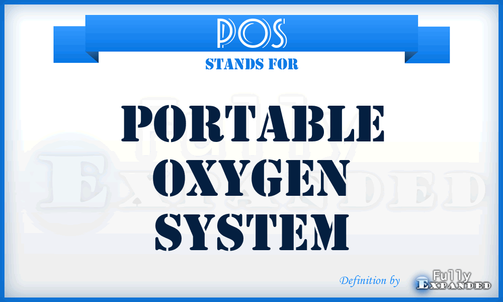 POS - Portable Oxygen System