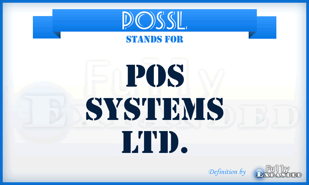 POSSL - POS Systems Ltd.