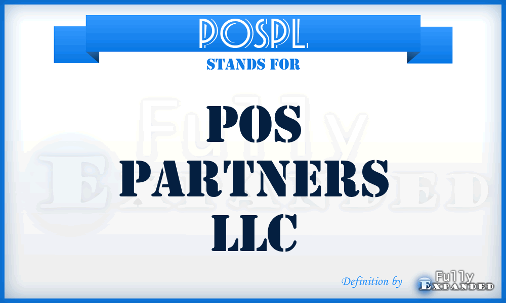 POSPL - POS Partners LLC