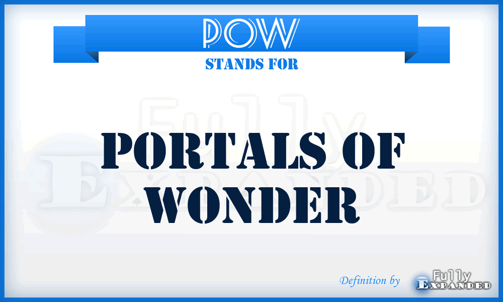 POW - Portals Of Wonder