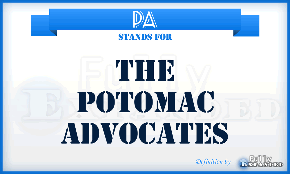 PA - The Potomac Advocates