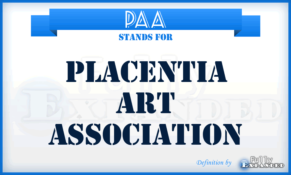 PAA - Placentia Art Association