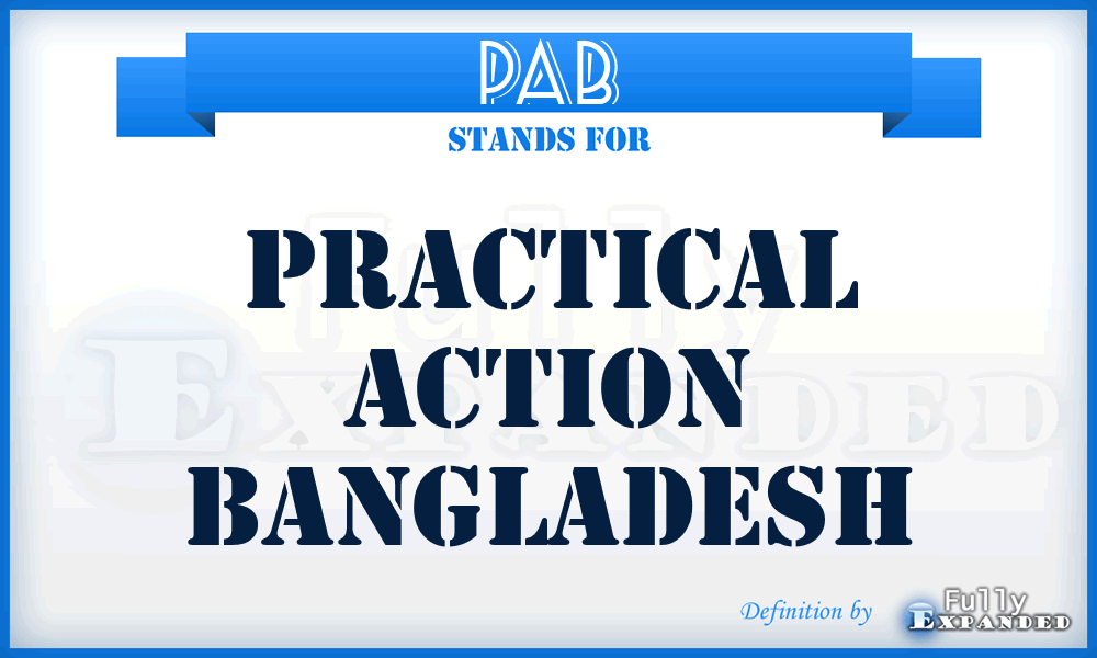 PAB - Practical Action Bangladesh