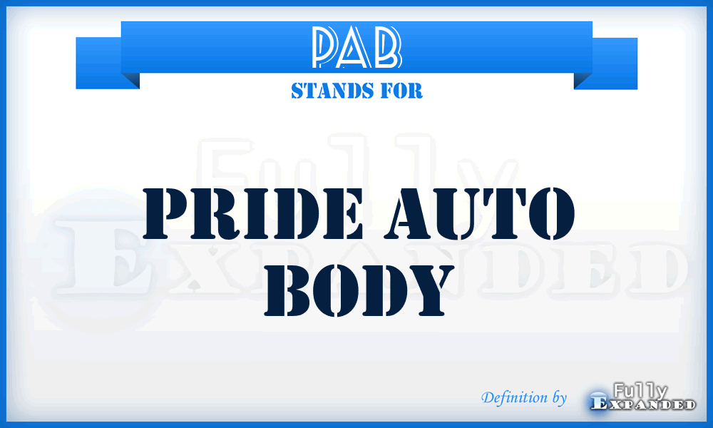 PAB - Pride Auto Body