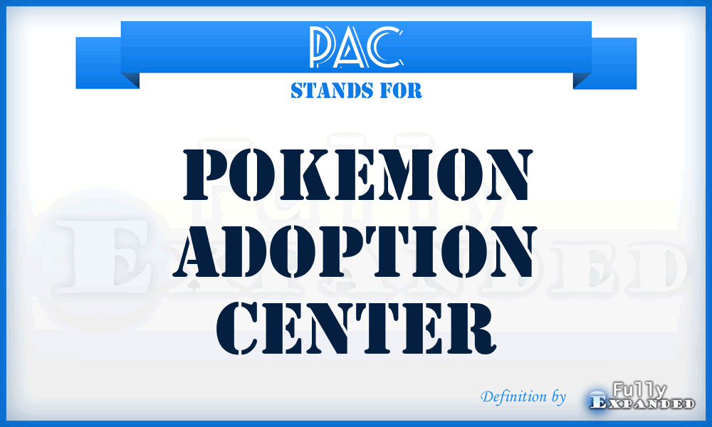 PAC - Pokemon Adoption Center