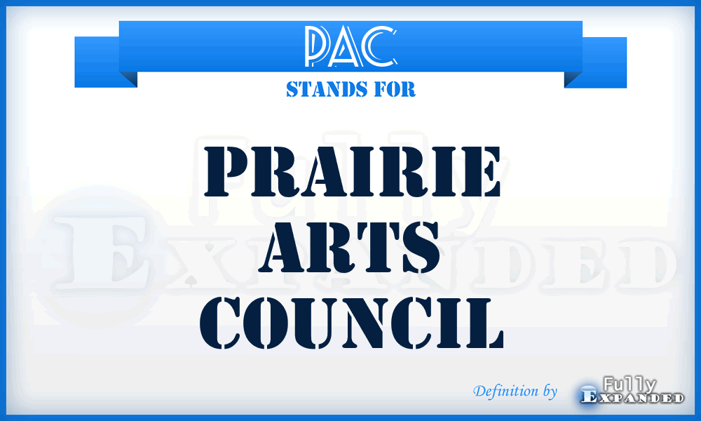 PAC - Prairie Arts Council