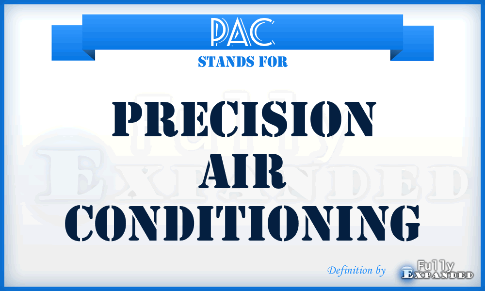 PAC - Precision Air Conditioning
