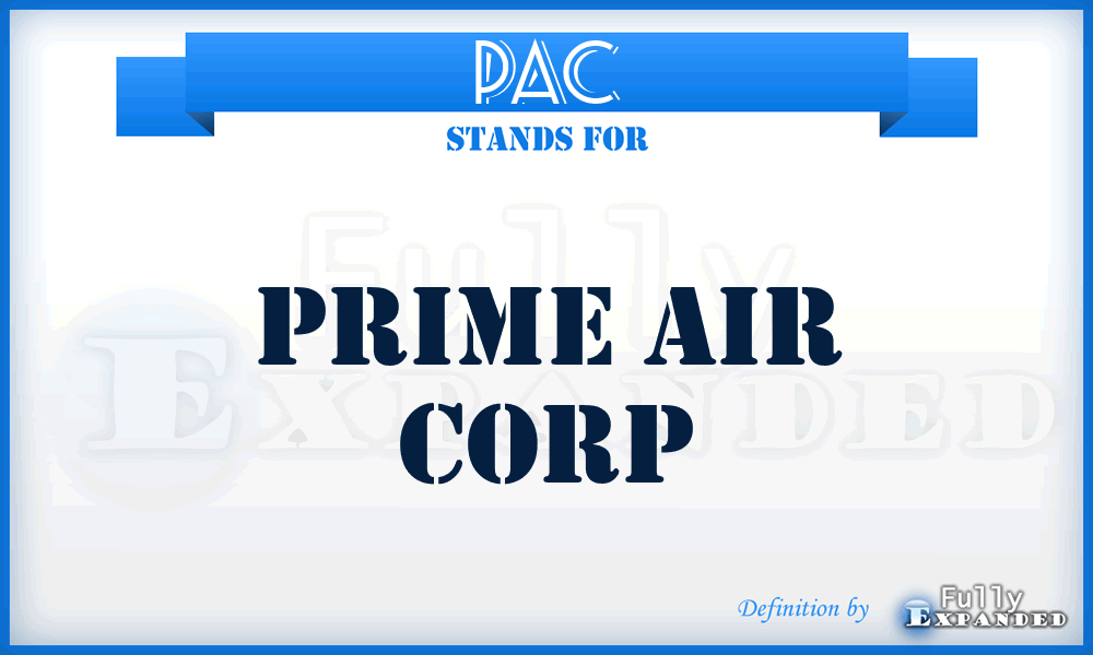 PAC - Prime Air Corp