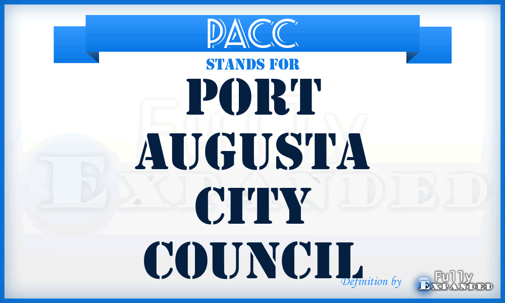 PACC - Port Augusta City Council