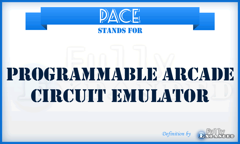 PACE - Programmable Arcade Circuit Emulator