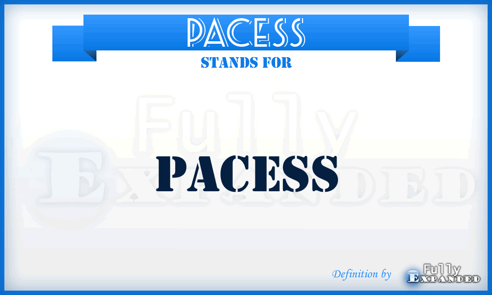 PACESS - PACESS