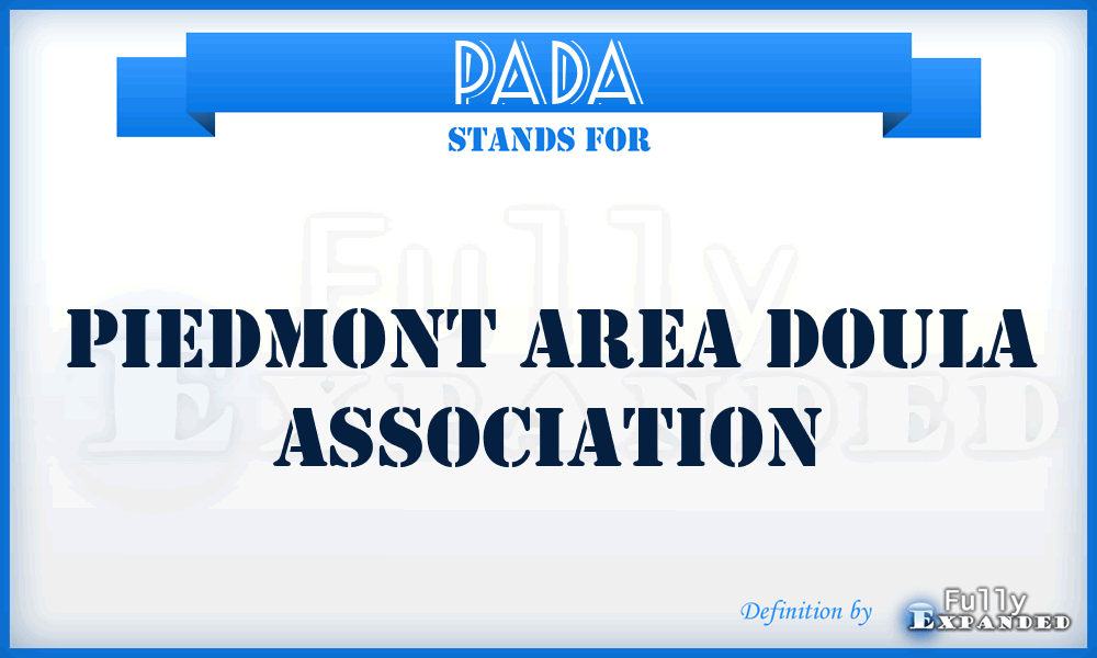 PADA - Piedmont Area Doula Association