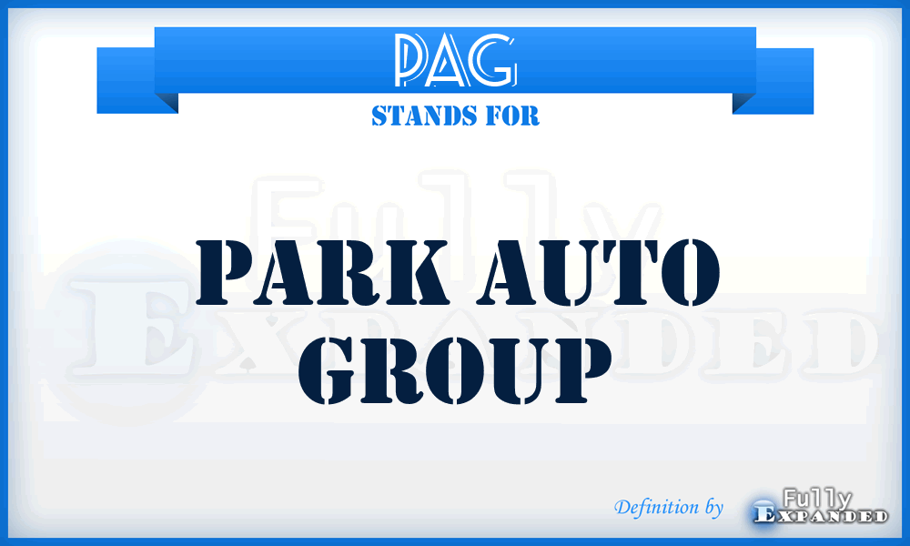 PAG - Park Auto Group