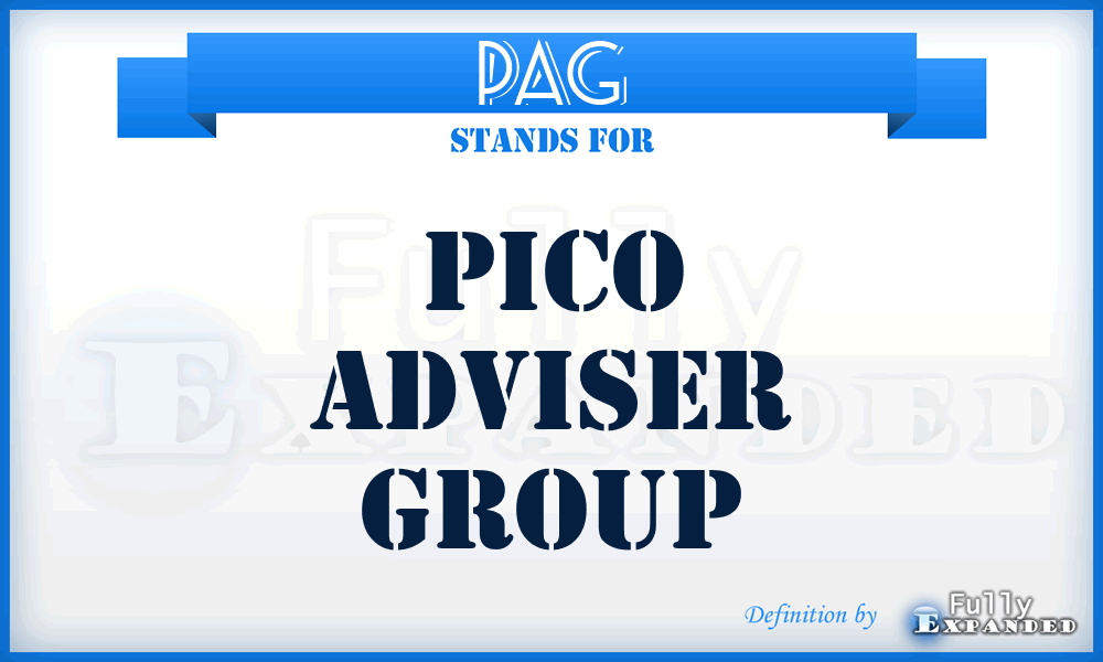 PAG - Pico Adviser Group