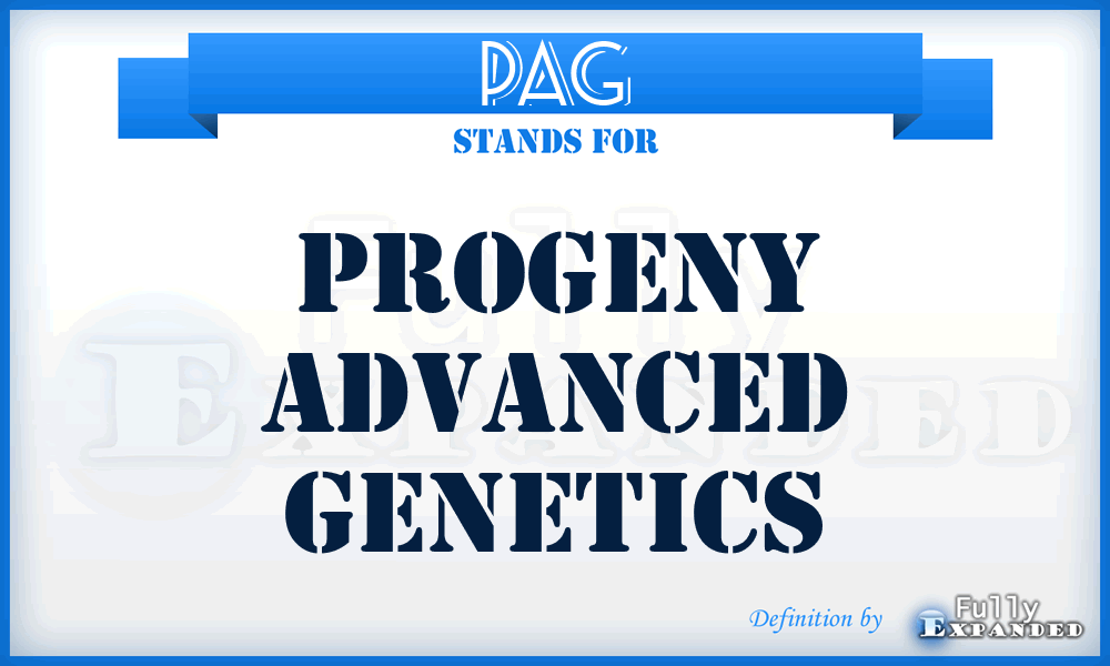 PAG - Progeny Advanced Genetics