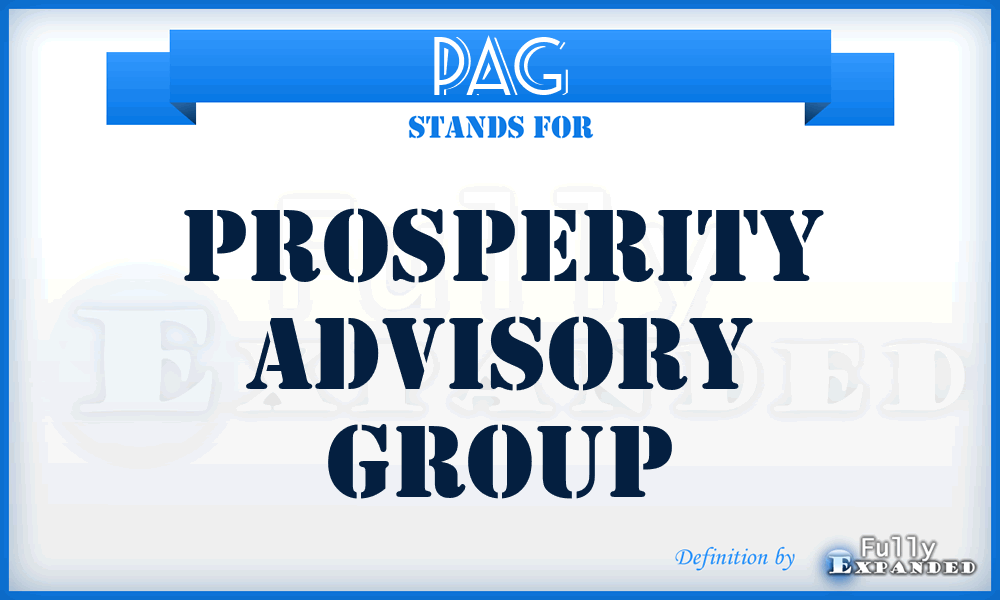 PAG - Prosperity Advisory Group