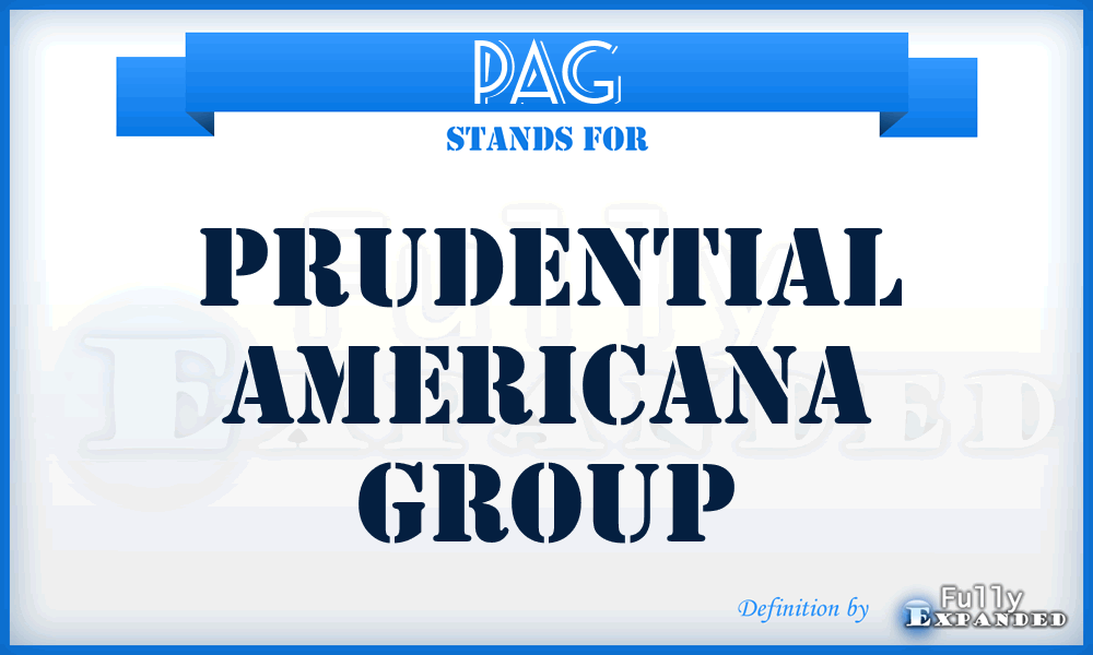 PAG - Prudential Americana Group