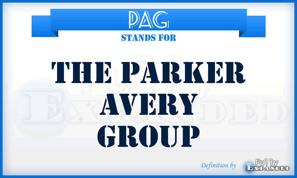 PAG - The Parker Avery Group