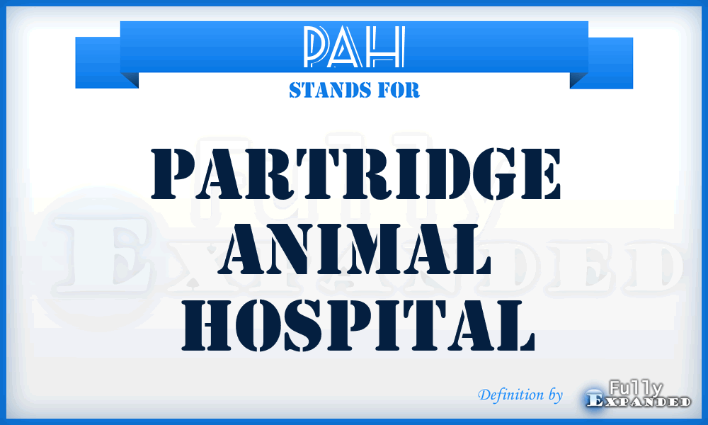 PAH - Partridge Animal Hospital