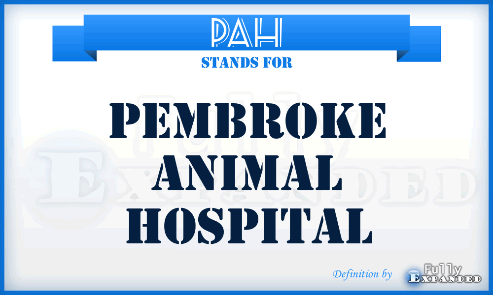 PAH - Pembroke Animal Hospital