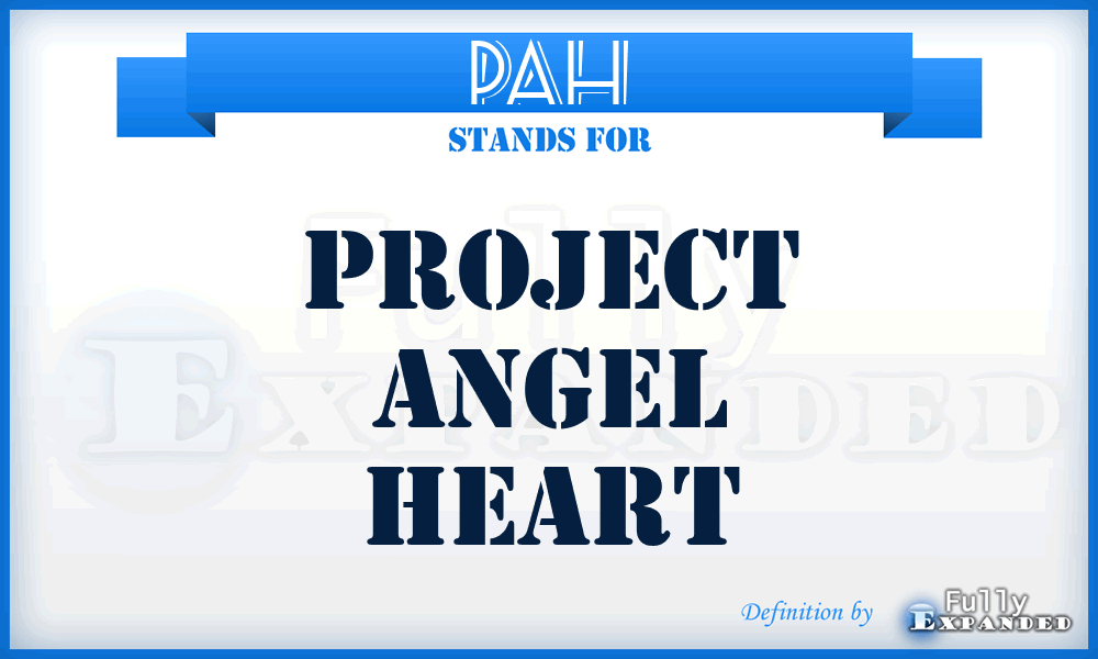 PAH - Project Angel Heart