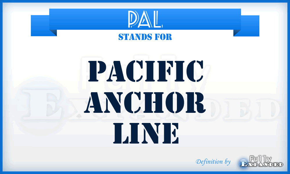 PAL - Pacific Anchor Line