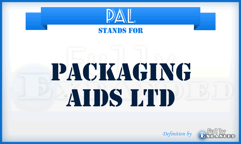 PAL - Packaging Aids Ltd