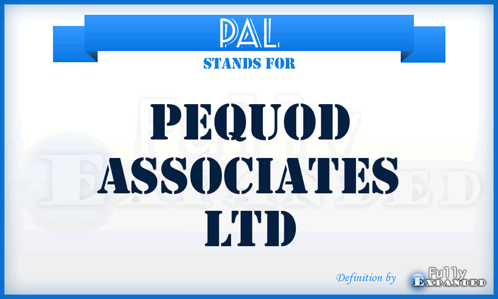 PAL - Pequod Associates Ltd