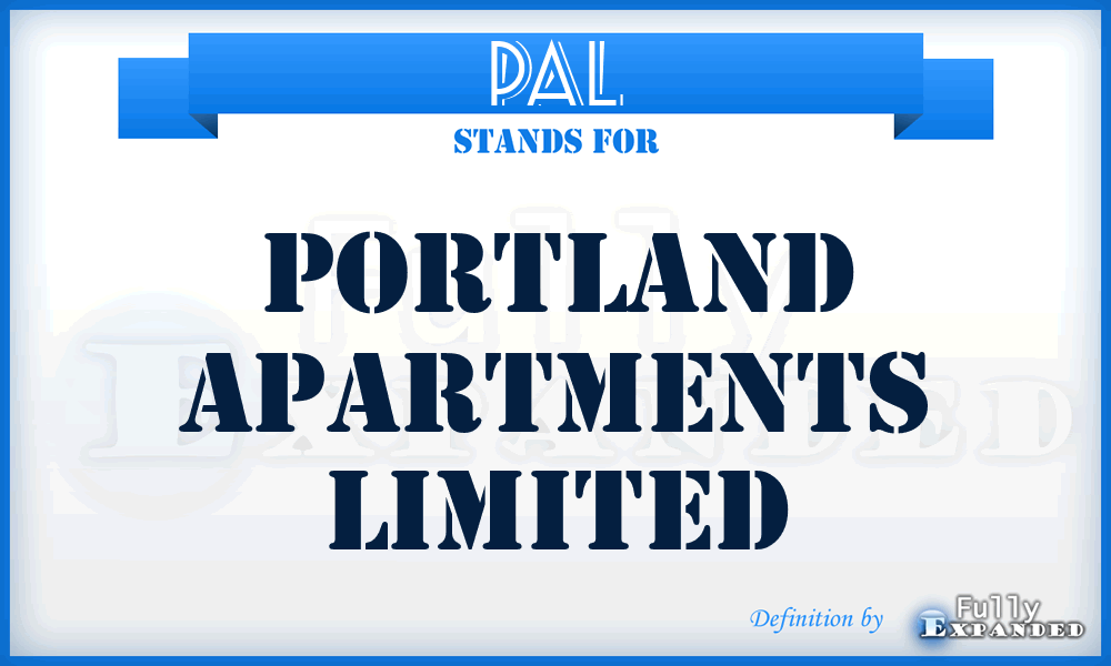 PAL - Portland Apartments Limited