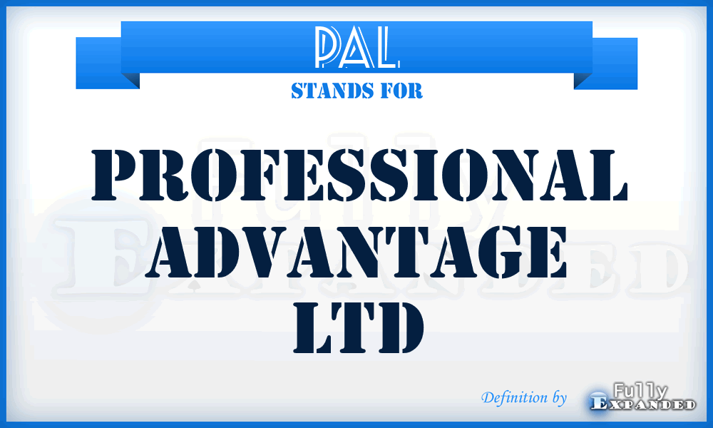 PAL - Professional Advantage Ltd