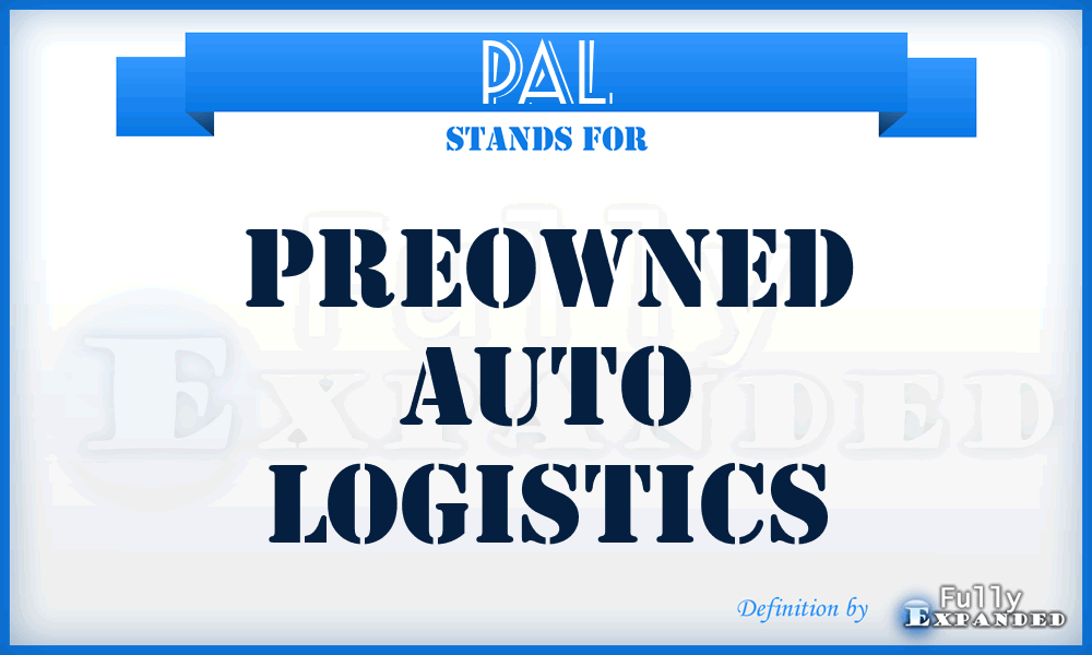 PAL - Preowned Auto Logistics