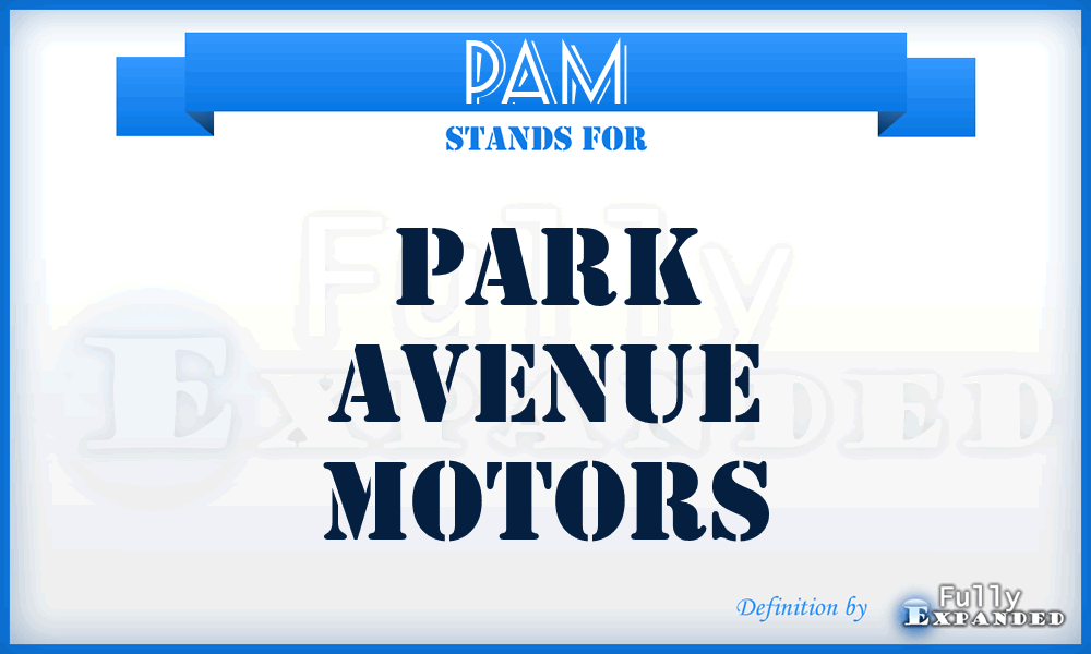 PAM - Park Avenue Motors