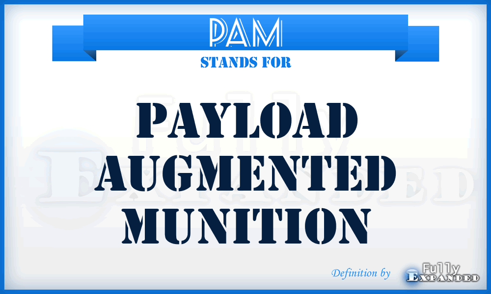 PAM - Payload Augmented Munition
