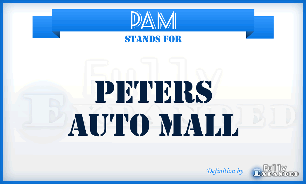 PAM - Peters Auto Mall