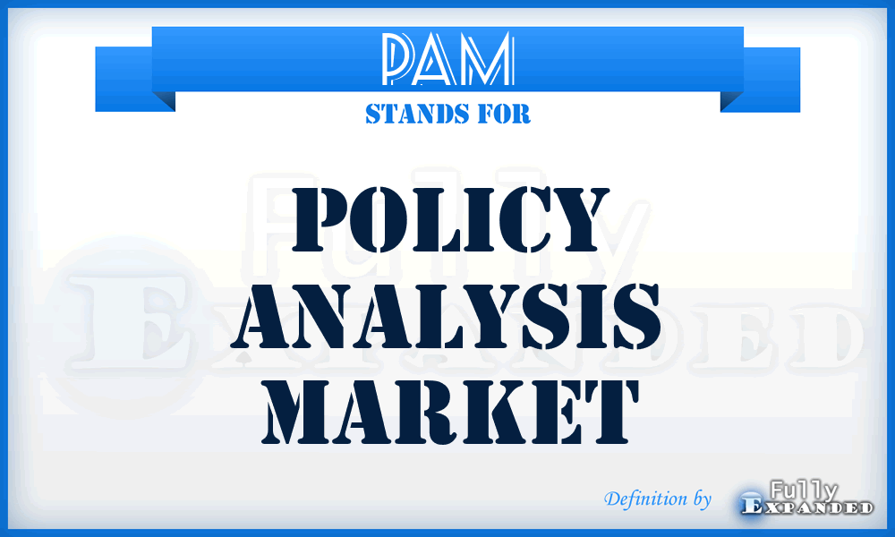 PAM - Policy Analysis Market