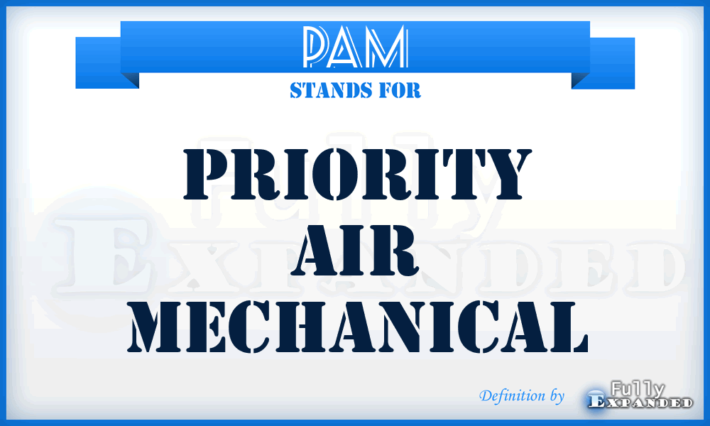 PAM - Priority Air Mechanical