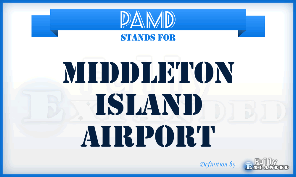 PAMD - Middleton Island airport