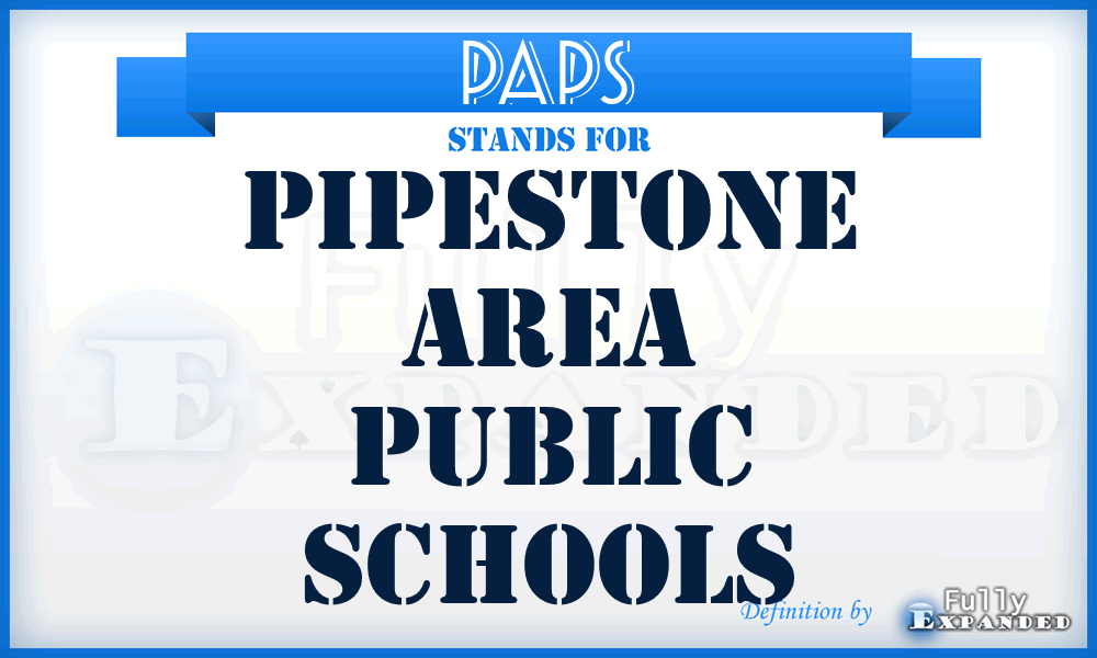 PAPS - Pipestone Area Public Schools