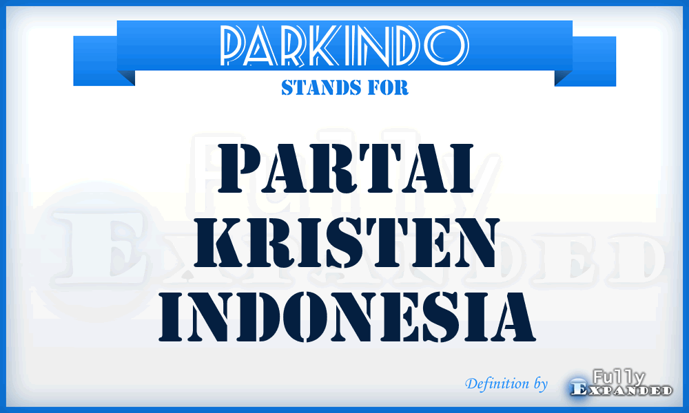 PARKINDO - Partai Kristen Indonesia