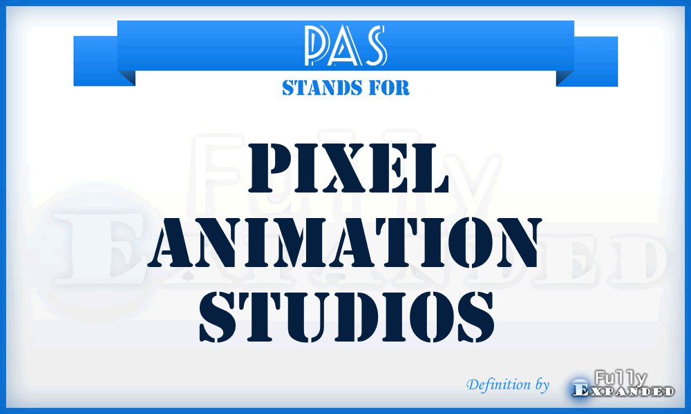 PAS - Pixel Animation Studios