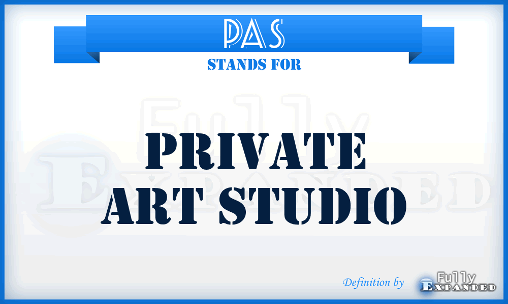 PAS - Private Art Studio