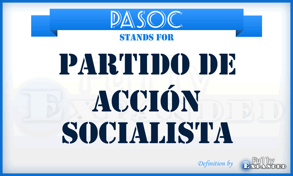 PASOC - Partido de Acción Socialista