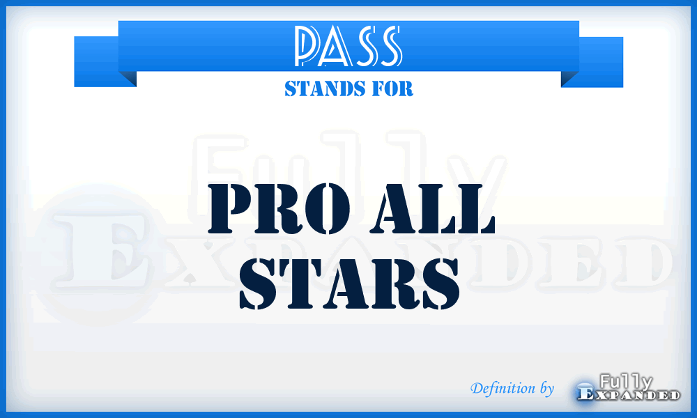 PASS - Pro All Stars