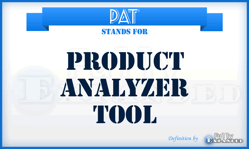 PAT - Product Analyzer Tool