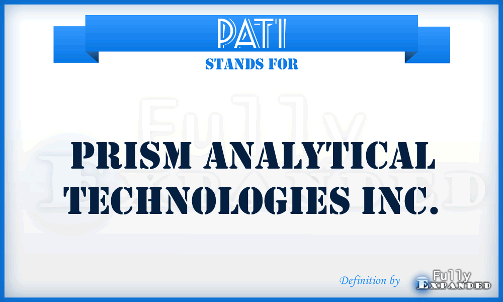 PATI - Prism Analytical Technologies Inc.