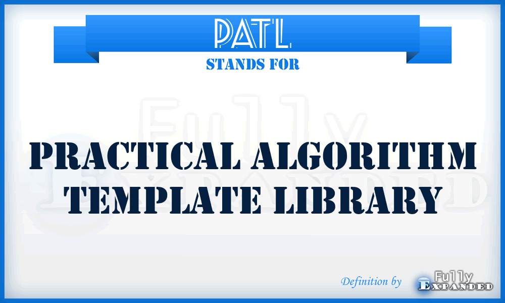 PATL - Practical Algorithm Template Library