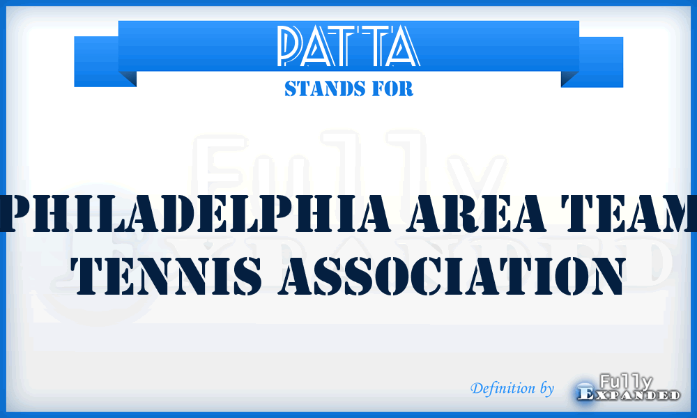 PATTA - Philadelphia Area Team Tennis Association