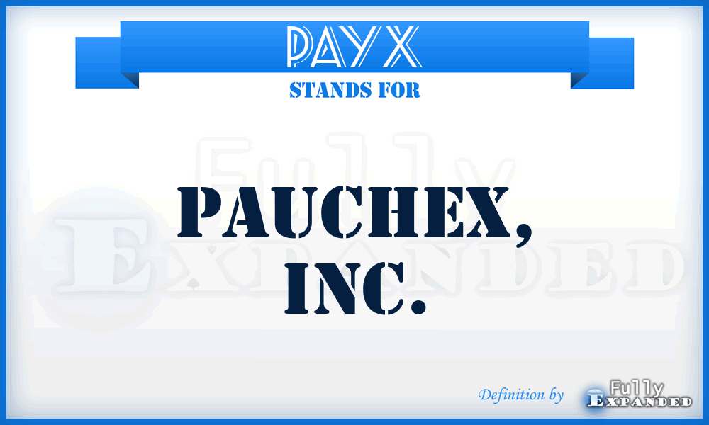 PAYX - Pauchex, Inc.